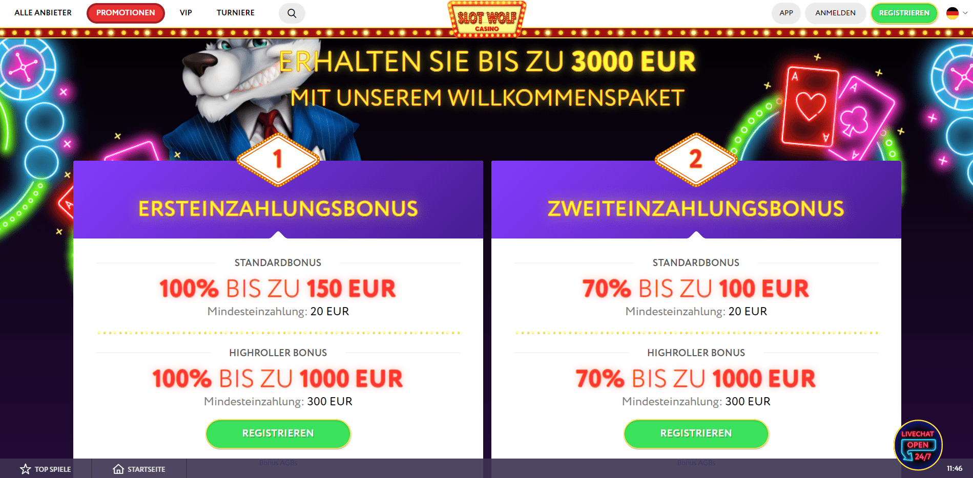 slotwolf casino bonus ohne einzahlung